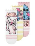 Nmfasara Stitch 3P Sock Wdi Pink Name It