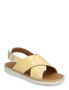 Sandals - Flat - Open Toe - Op Yellow ANGULUS