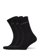 Soft Cotton Socks 3-Pack Black GANT
