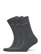 Soft Cotton Socks 3-Pack Grey GANT