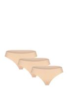 3-Pack Invisible Thong Beige Hunkemöller