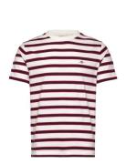 Striped Ss Tshirt Red GANT