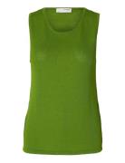 Slfmoon Sus Sl Knit Top B Green Selected Femme