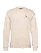 Heathered Crew Neck Sweatshirt White Lyle & Scott