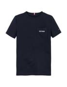 Hilfiger Emb Reg Pique Tee Ss Navy Tommy Hilfiger