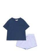 Striped Short Pyjamas Navy Mango