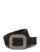 Strass Buckle Belt Black Mango