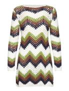 Crochet Mini Dress Green Mango