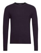Simbbbenny Crew Neck Knit Navy Bruuns Bazaar