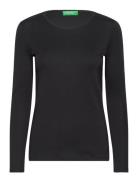 T-Shirt L/S Black United Colors Of Benetton