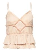 June Top Cream Twist & Tango