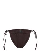 Strappy Tie Bikini Bottoms Brown Weekday