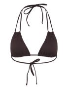 Breeze Tie Bikini Top Black Weekday