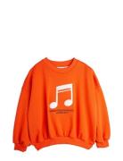 Note Emb Sweatshirt Red Mini Rodini
