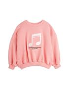 Note Emb Sweatshirt Pink Mini Rodini