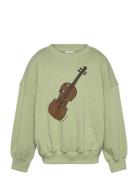 Violin Sp Sweatshirt Green Mini Rodini
