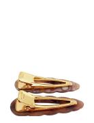Happy Snap Brown 2 Pcs Gold Pipol's Bazaar