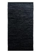Leather Black RUG SOLID