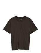 Vmpaulina Ss T-Shirt Jrs Noos Brown Vero Moda