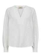 Mmyen Sina Lace Blouse White MOS MOSH