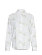 Mschryan C Lla Shirt Emb White MSCH Copenhagen
