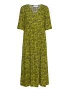 Slfheidi 2/4 Midi Dress B Green Selected