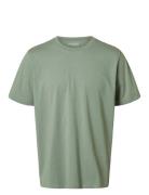 Slhaspen Ss O-Neck Tee Noos Green Selected