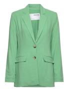 Slfviva Ls Blazer Noos Green Selected