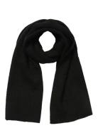 Slfmaline Knit Scarf Noos Black Selected