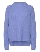 Slfselma Ls Knit Pullover Blue Selected
