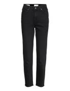 Slfamy Hw Slim Beauty Bla Jeans U Black Selected