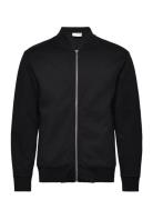 Slhmack Sweat Bomber Ls Noos Black Selected