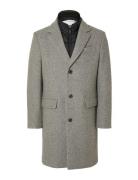 Slhnew Joseph Coat Noos Grey Selected