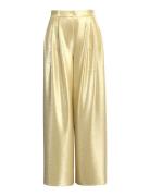 Slfselene Hw Wide Pant B Gold Selected