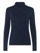 Slhanadi Rollneck Ls Navy Soaked In Luxury