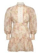 Remy Mini Broderie Dress Cream Bardot