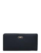 Lg Slim Snap Wallet Black Michael Kors
