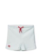 Otto Seersucker Swim Pants Blue Liewood