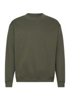 Relaxed Heavy Sweatshirt Green Weekday