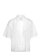 S/S Button Down White Calvin Klein