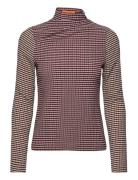 2247 Patchwork Jersey, Long Sleeve Pink STINE GOYA