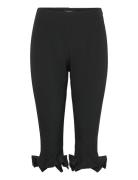 Capri Ruffle Pants Black ROTATE Birger Christensen