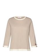 Helen Contrast Top Cream BUSNEL