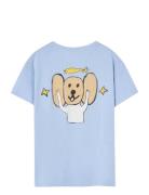 Rooster Kid T-Shirt Soft Blue Blue THE ANIMALS OBSERVATORY