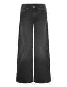 Paz Mid Wide Jeans Black Monki