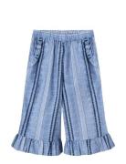 Amie Ruffle Pant Blue Fliink