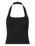 Square Neck Tank Top Black Weekday