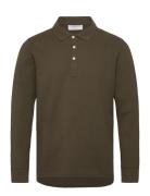 Polo Shirt L/S Khaki Lindbergh