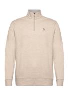 Double Knit Jersey-Lsl-Knt Beige Polo Ralph Lauren