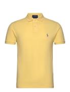 Slim Fit Mesh Polo Shirt Yellow Polo Ralph Lauren